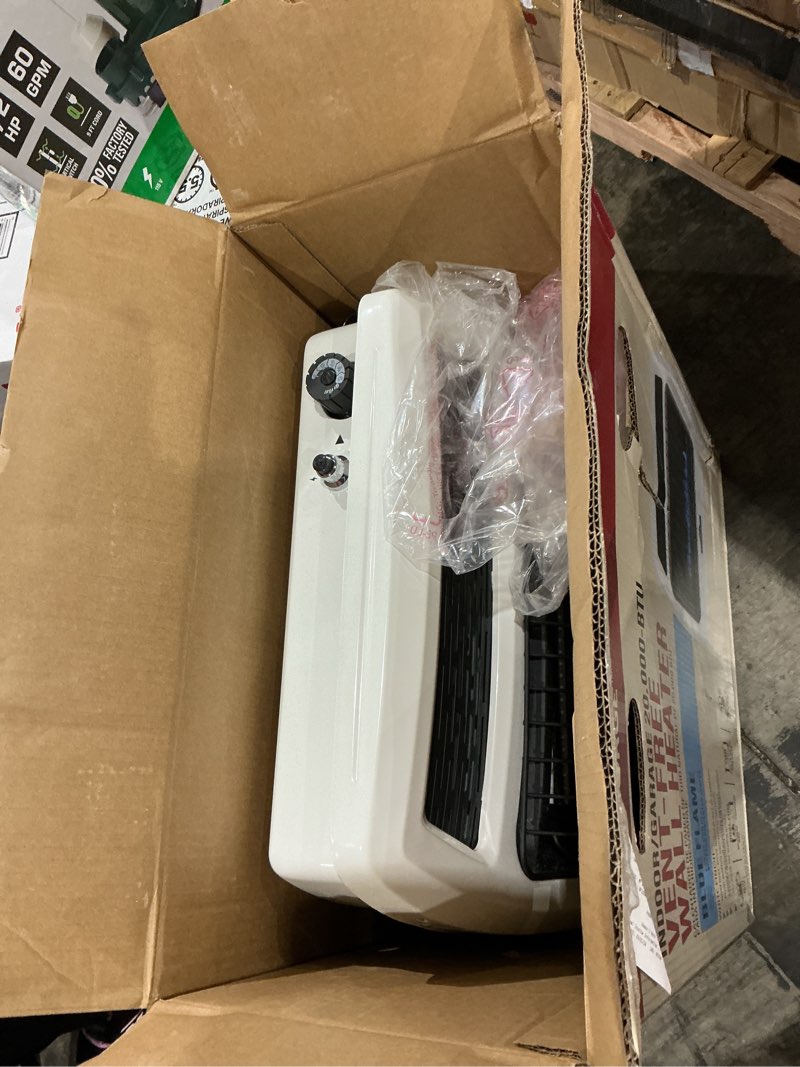 Condition photo showing New/Like New for indoor garage 20,000- btu