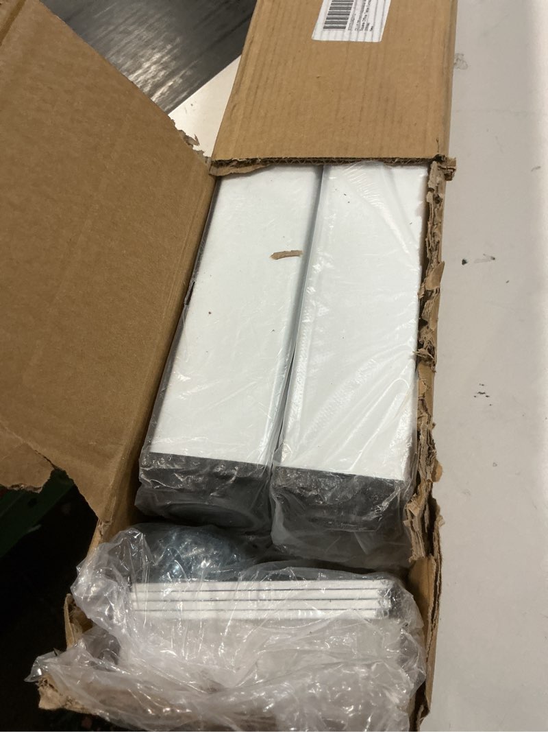 Condition photo showing Good Condition for QLLY 28 inch Adjustable Metal Desk Legs, Square Office Table Furniture Leg, Table Leg, Set of 4 (White) 28 inch White