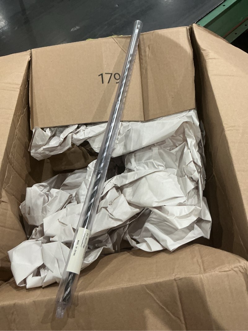 Condition photo showing As Is for 3/8" x 24" auger drill bit with sds plus shank for wood | tri flute ship auger long drill bit for soft and hard wood,tree stump,plastic,drywall and composite materials 3/8"x24"(3pc)