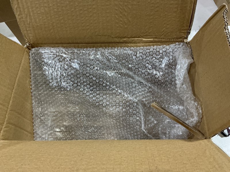 Condition photo showing New/Like New for Menkxi 5 Tier Greeting Card Display Stand 12.5 x 7 x 9.5 Inch Clear Acrylic Sticker Organizer Rack for Vendors Counter Retail Stores Postcard Gifts for Christmas
