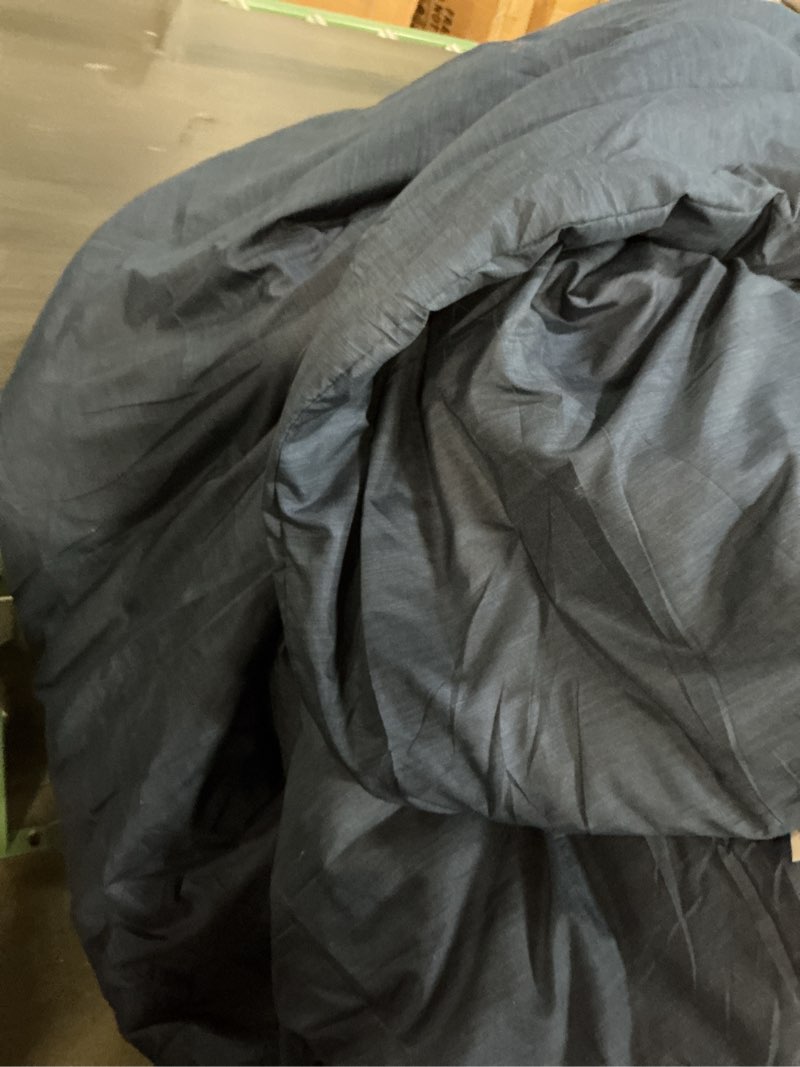 Condition photo showing Good Condition for Bedsure King Comforter Set - Navy Soft Bedding for All Seasons, Cationic Dyed Bed Set, 3 Pieces, 1 Queen Size Comforter (90\\\"x90\\\") and 2 Pillow Shams (20\\\"x26\\\"+2\\\") king 22 - Navy