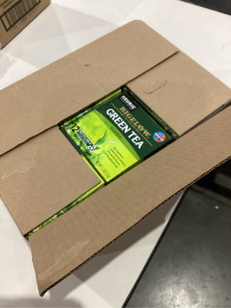 Condition photo showing New/Like New for Bigelow Tea Green Tea Keurig K-Cup Pods, Caffeinated Tea Keurig Tea Pods, 12 Count (Pack of 6), 72 Total K-Cup Pods 72 count (Pack of 6)