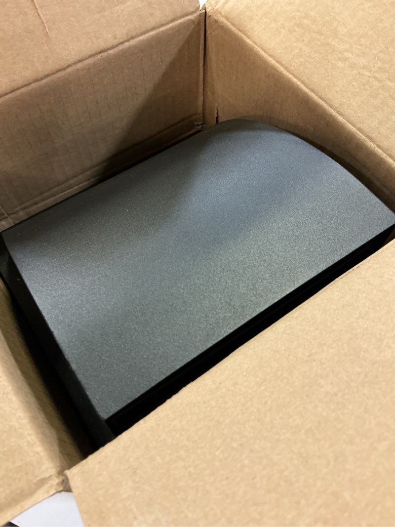Condition photo showing Good Condition for 5 inch dryer wall vent cover, hg power metal wall vent cap outside with removable screen & cushioned non-return flap for home wall, air condition, range hoods, kitchen (black) 5 in[neck size:4.7in] black