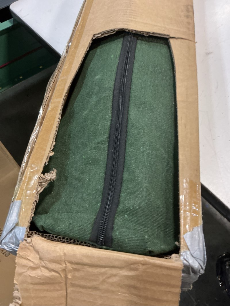 Condition photo showing New/Like New for 30 ft manual pole saw, extendable tree pruner blade and scissors set with 9 fiberglass handles, long branch pruner retractable for backyard and garden, bush cutting and pruning of palm trees 30 ft fiberglass handle with scissor