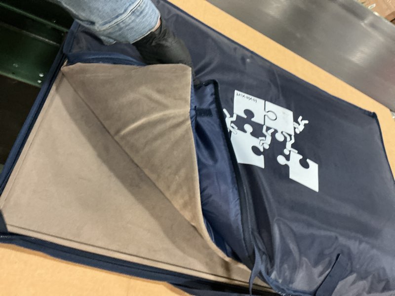 Condition photo showing Good Condition for Lavievert 1000 Piece Jigsaw Puzzle Board with Padded Cover, Portable Case with 4 Sorting Trays & Detachable Board, Puzzle Caddy Storage Saver with Non-Slip Surface for Adults Up to 1000 pcs