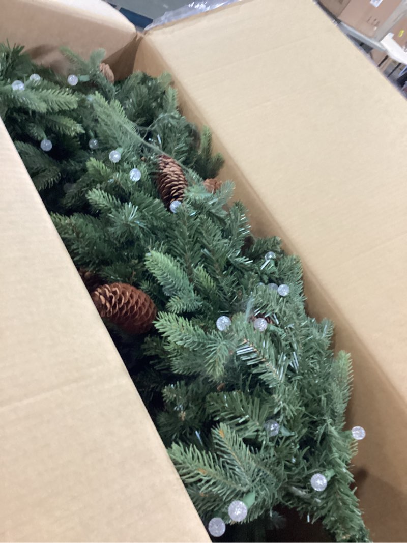 the potted 5' prelit pinecone spruce