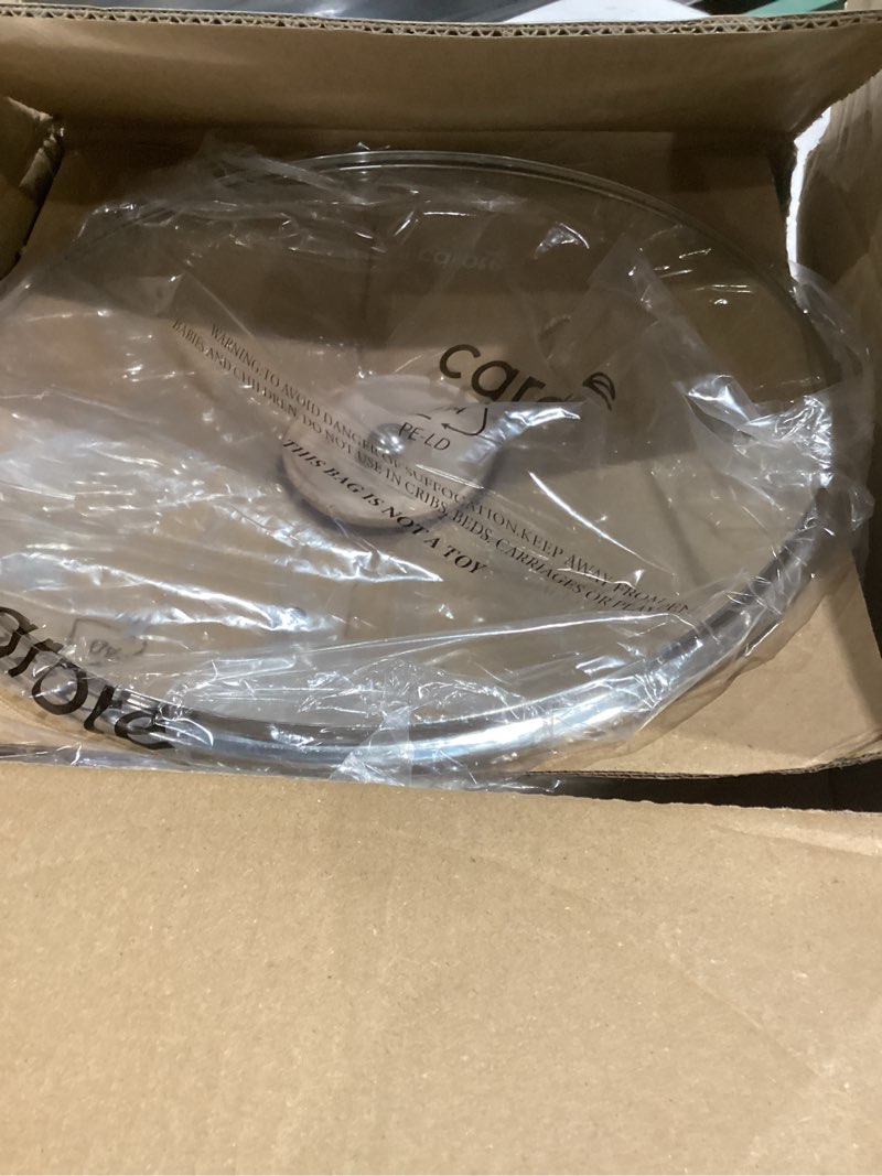 carote 12inch nonstick deep frying pan with lid, 5.5 qt jumbo cooker saute pan with pour spout, skil