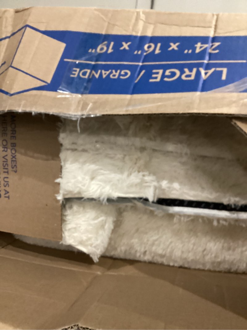 Condition photo showing Good Condition for Ophanie 8x10 Area Rugs for Living Room, Upgrade Non-Slip Fluffy Soft Large Shag Bedroom Carpet, Ivory Big Indoor Thick Nursery Rug, Carpets for Boy and Girls Room Dorm Home Decor Aesthetic