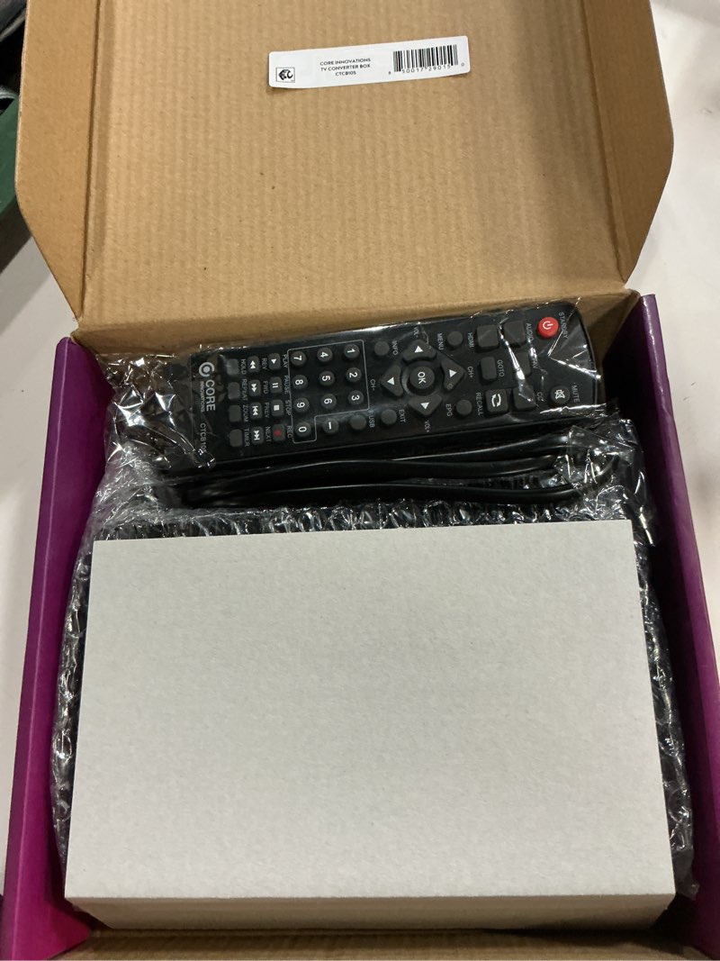 Condition photo showing Good Condition for core innovations ctcb105 over the air digital tv converter & dvr box