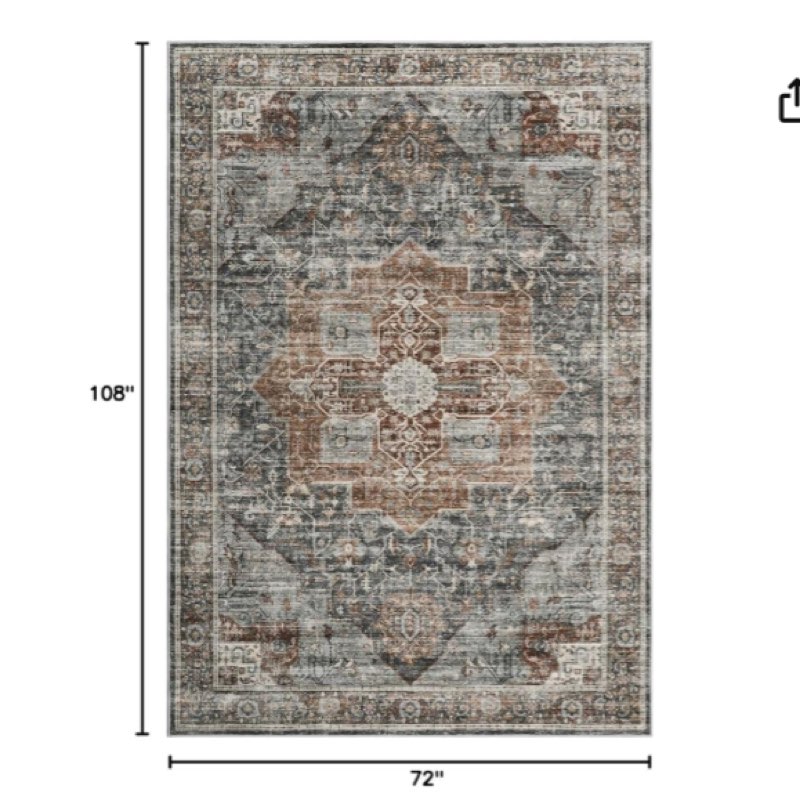 loloi chris loves julia ida collection ida-06 slate/natural 7'-10" x 10', .19" pile height, area rug