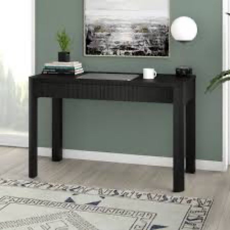 Gardeina 48'' Wide Rectangular Desk in Alder Brown