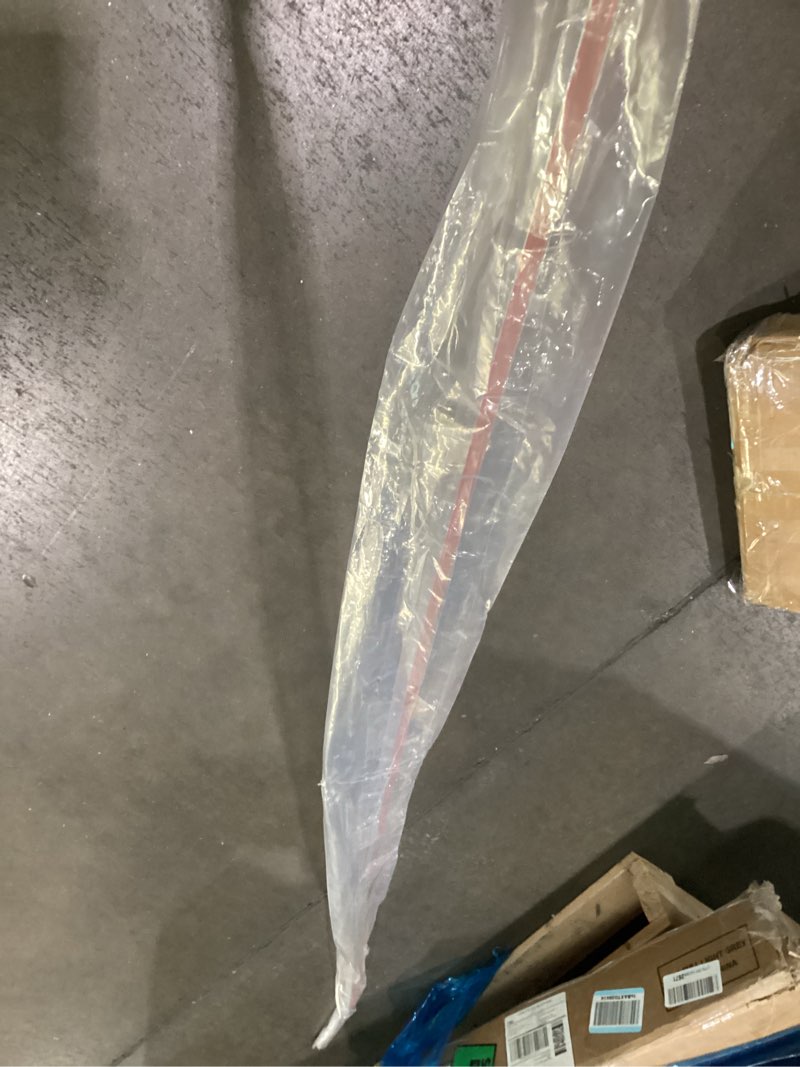 Condition photo showing As Is for Prime-Line M 6334 1/2 x 1/2 in. Shower Door L Vertical Jamb Seal with Peel and Stick Tape, Clear, 78 in., for Frameless Door Jamb (Single Pack)