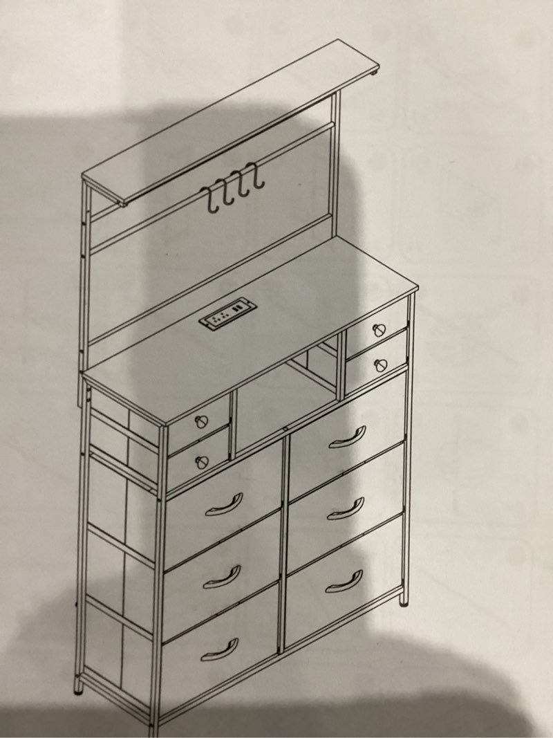 10 Drawer white