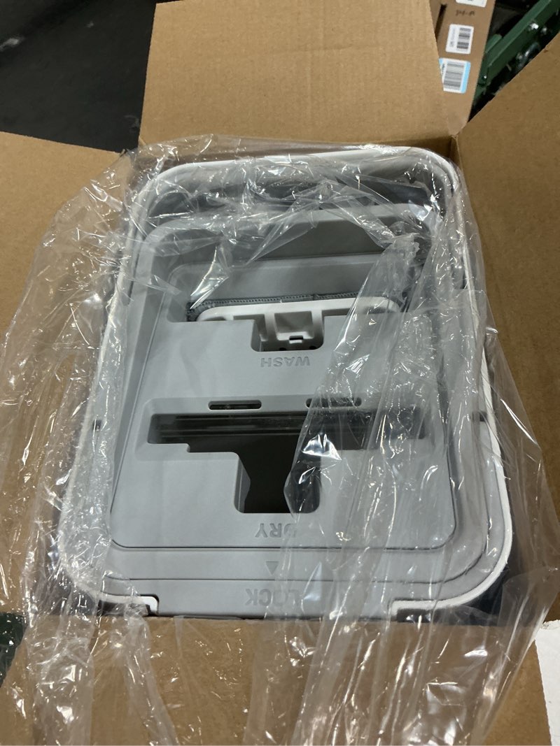 Mop and Bucket with Wringer Set, Flat Floor Mop and Bucket, with 2 Mops and 4 Microfiber Cleaning Cloths for Floor Cleaning, Wet and Dry Use