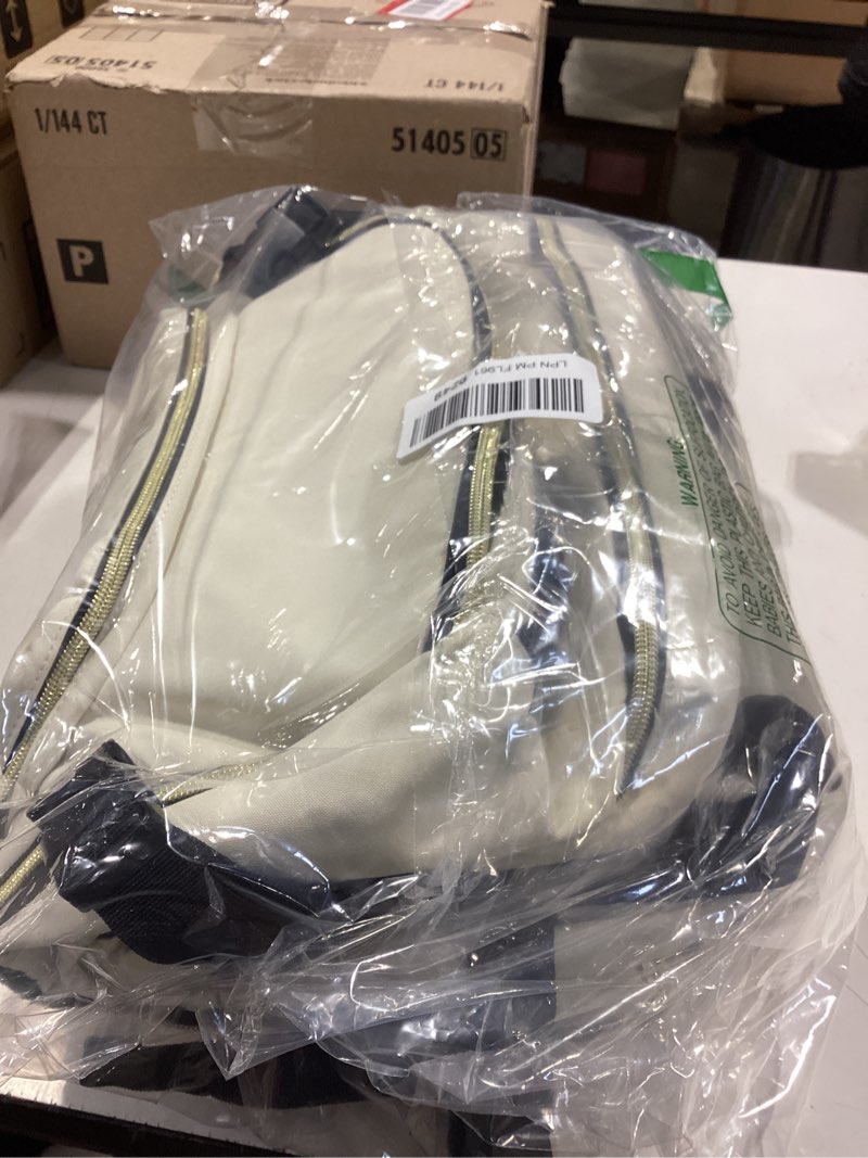 Condition photo showing New/Like New for lovevook travel backpack for women & men 40l,airline approved carry on backpack travel essentials,tsa carry on luggage,waterproof personal item travel bag,suitcase with 3 packing cubes,beige-black beige-black large-40l-4pcs