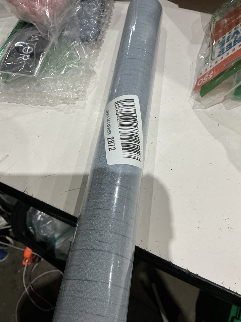 Condition photo showing Good Condition for blue grasscloth peel and stick wallpaper texture self-adhesive contact paper 15.7" x 120" faux grasscloth removable wallpaper for cabinets counter top liners 15.7" x 120" blue