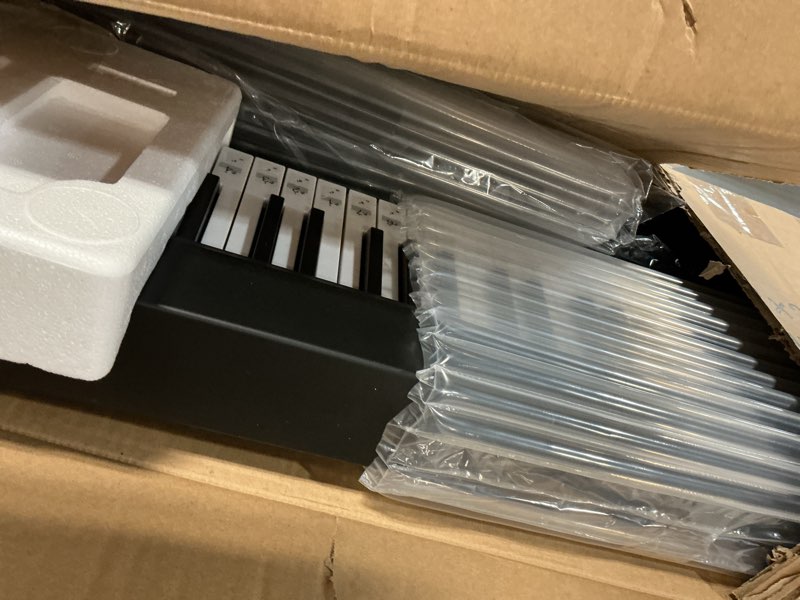 Condition photo showing Good Condition for Digital Piano 88 Key Full Size Semi Weighted Electronic Keyboard Piano Set with Stand,Built-In Speakers,Electric Piano Keyboard with Sustain Pedal,Bluetooth,MIDI/USB/MP3 for Beginners Adults/81x
