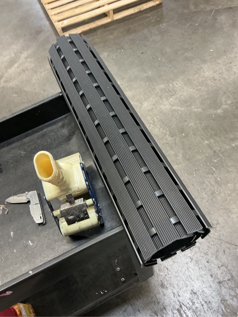 Condition photo showing As Is for shower-mat non slip, padoor heavy duty bathtub-mat curlable quick drain sturdy bath tub mat without suction cups for indoor outdoor use 17x26 inch grey