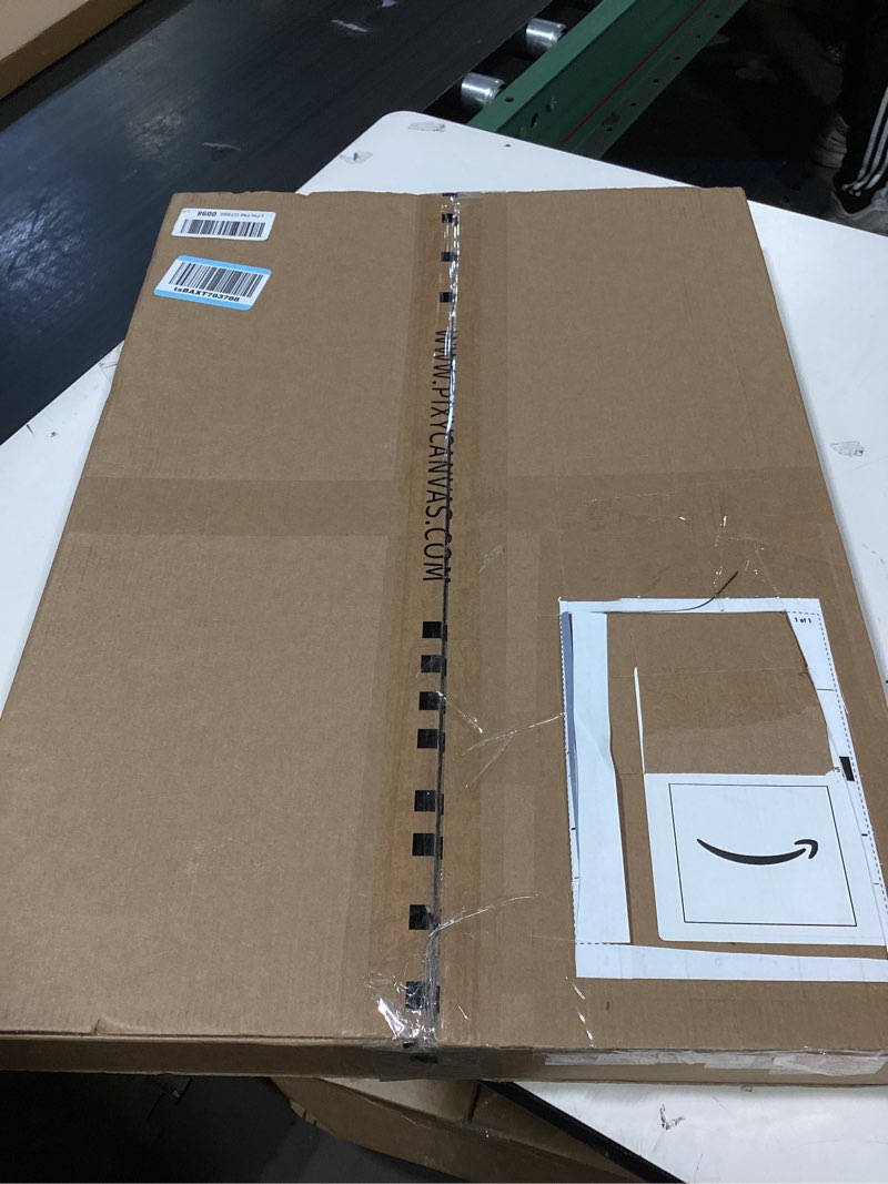 Condition photo showing Good Condition for pixy canvas 16x24 inch floater frame for canvas paintings, wood panels, canvas panels & stretched canvas boards. floating frame fits 5/8", 3/4" & max 7/8" deep artwork (brass gold, 16 x 24 inch) brass gold 16 x 24 inch