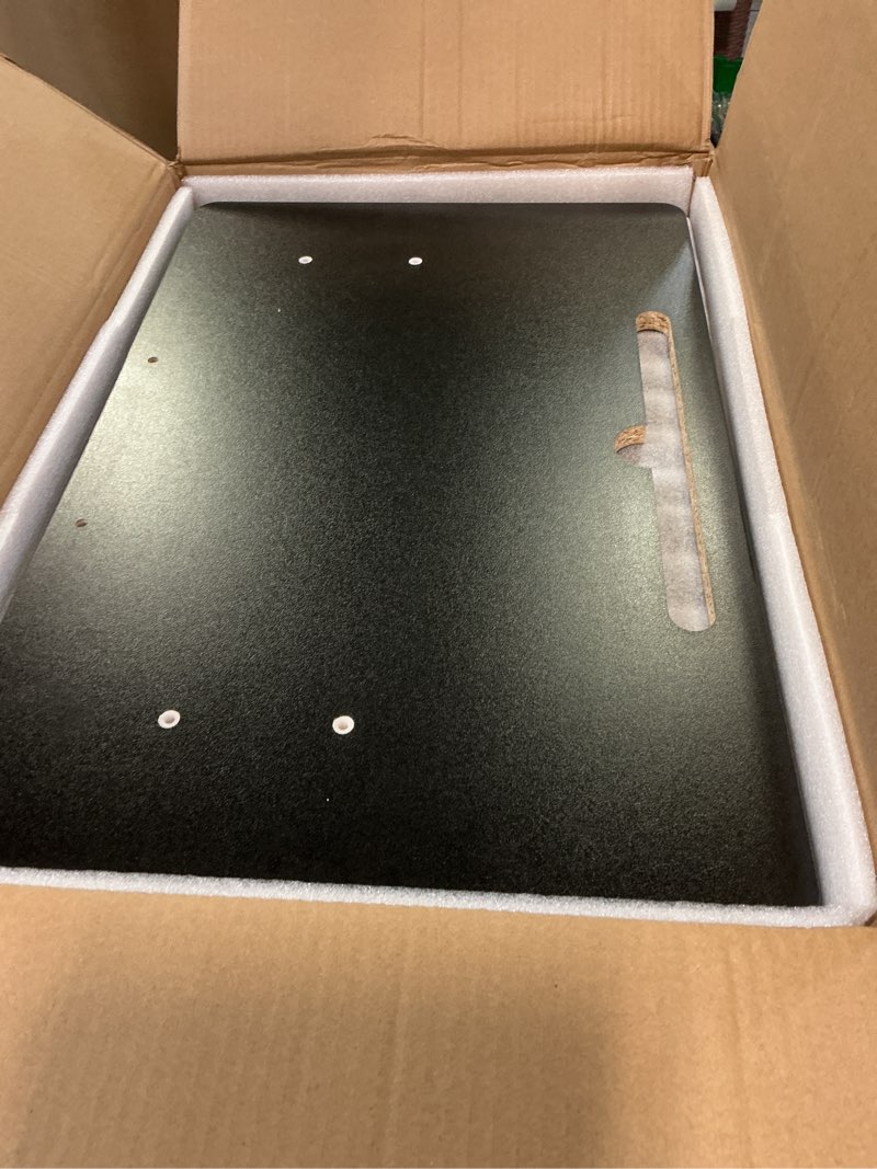 Condition photo showing Good Condition for Small Standing Desk with Wheels, Portable Treadmill Desk, Rolling Desk Adjustable Height for Laptop, Mobile Standing Table for Walking Pad, Bedside Table Black