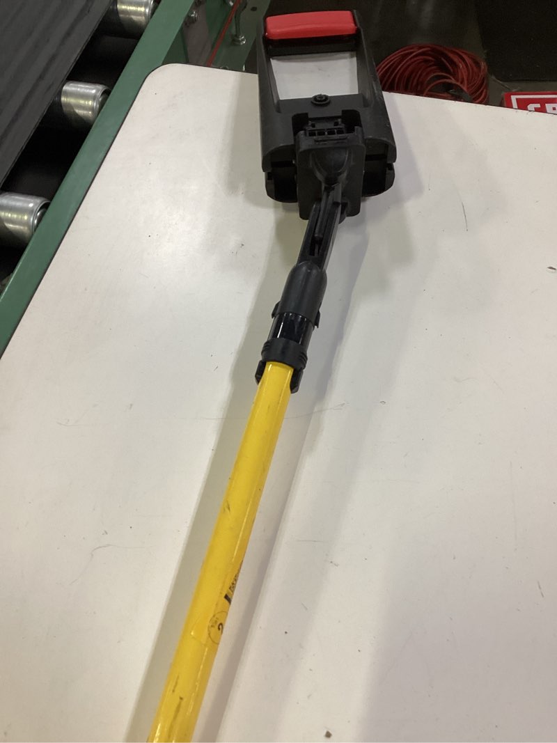 Condition photo showing As Is for rubbermaid commercial products hygen pulse single sided microfiber spray mop kit for hardwood/tile/laminated floors yellow perfect for kitchen/lobby/bathroom cleaning pulse mop kit mop kit