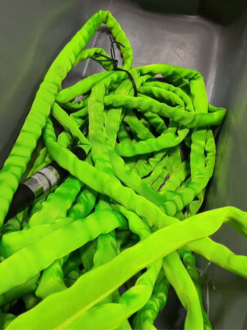 Condition photo showing As Is for teknor apex zero-g neverkink durable kink free garden hoses (zero-g pro, 3/4" x 75')
