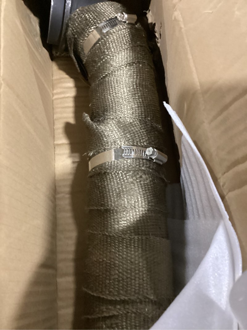 Condition photo showing As Is for 117000500 3" performance parts & miscellaneous accessory compatible with chevy silverado gmc sierra 2004.5-2010 lly, lbz, and lmm 6.6l duramax diesel engines oe gmca424 frosted surface