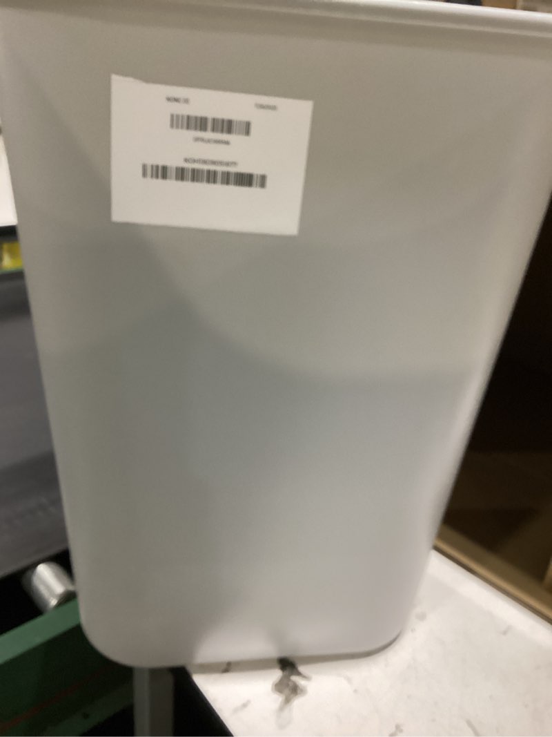 Condition photo showing As Is for Charlotte White Trash Can