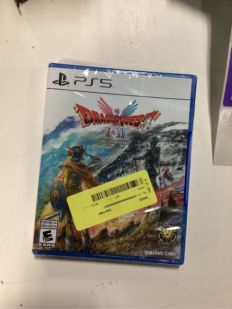 Condition photo showing New/Like New for dragon quest i & ii hd-2d remake - playstation 5