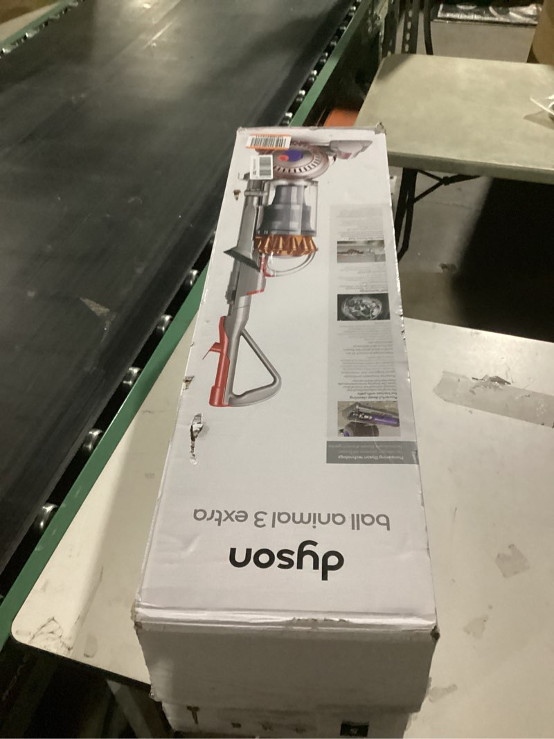 Condition photo showing As Is for dyson ball animal 3 extra upright vacuum, corded, 290aw, de-tangling motorbar cleaner head for all floors, 3 suction modes, specialized pet tools