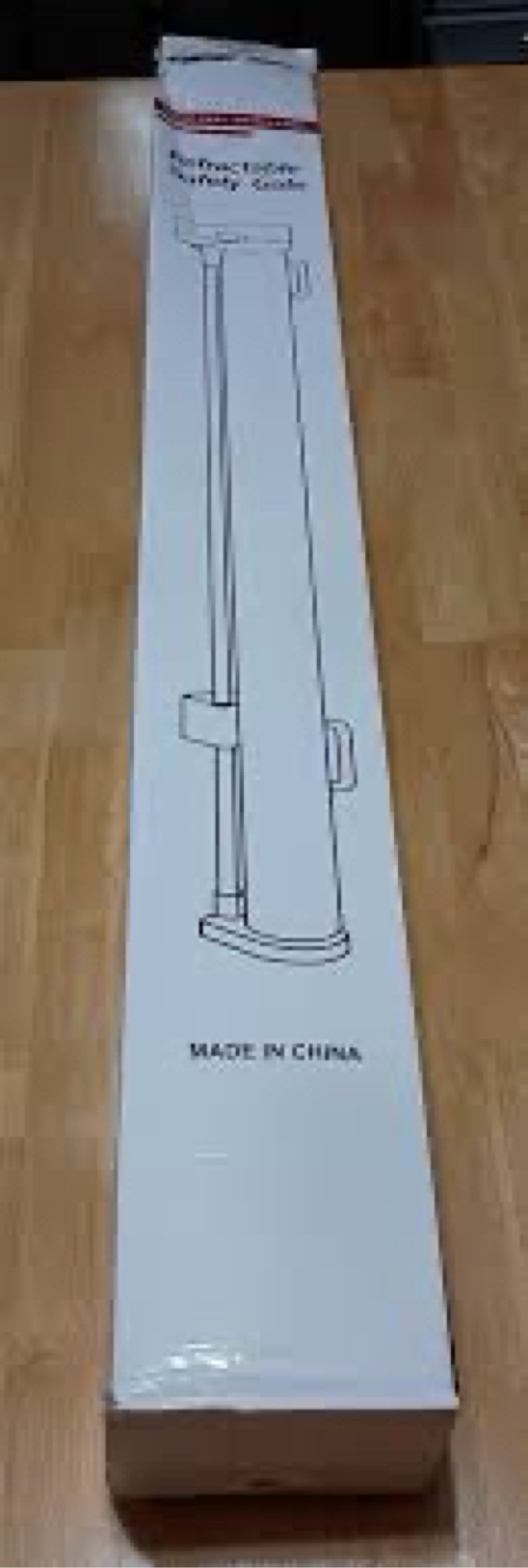 Retractable Baby/Dog Gate, 33\" Tall, Extends to 55\" Wide Safety Gate White