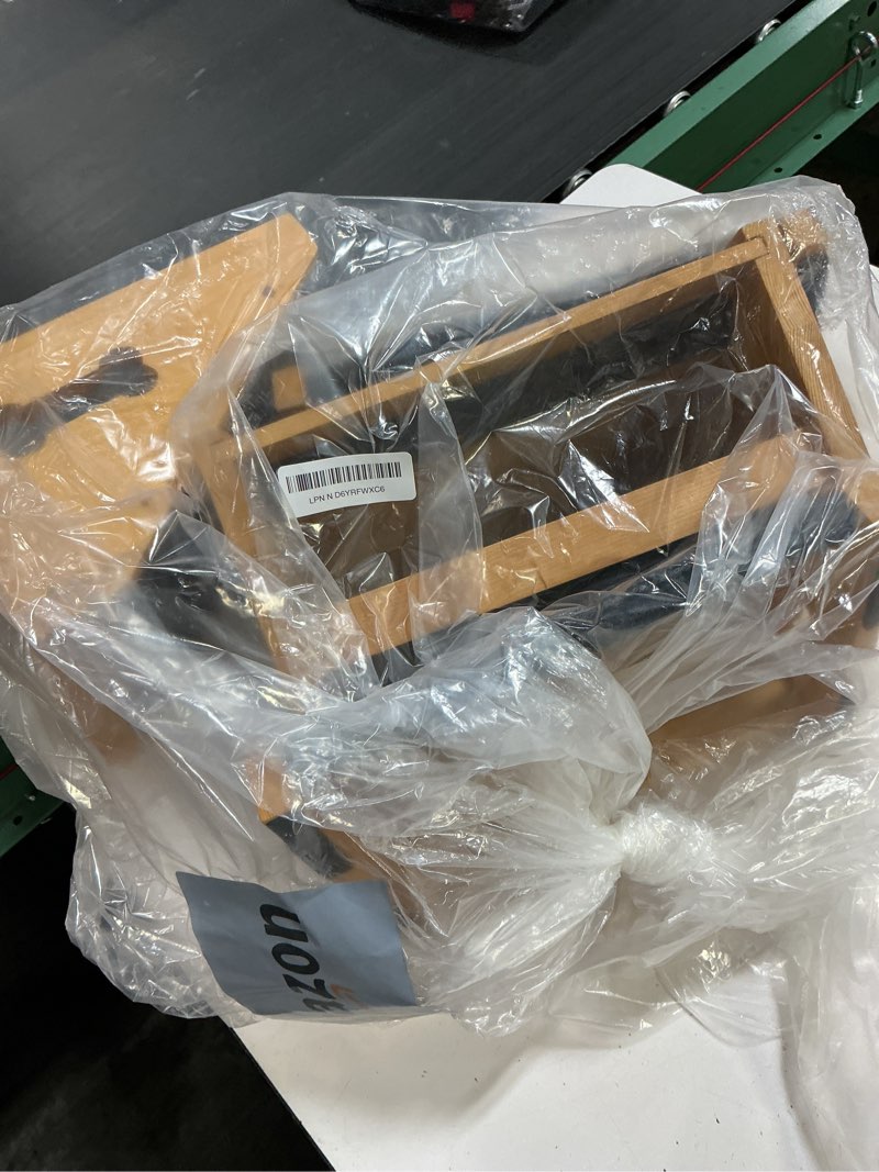 Condition photo showing Good Condition for 4 pack wooden dog ramp for stairs suits for small medium large dogs cats, pet steps for staircase ramp for dogs cats, need installation(brown, s: 11.8 * 9.8 * 5.9 inches)