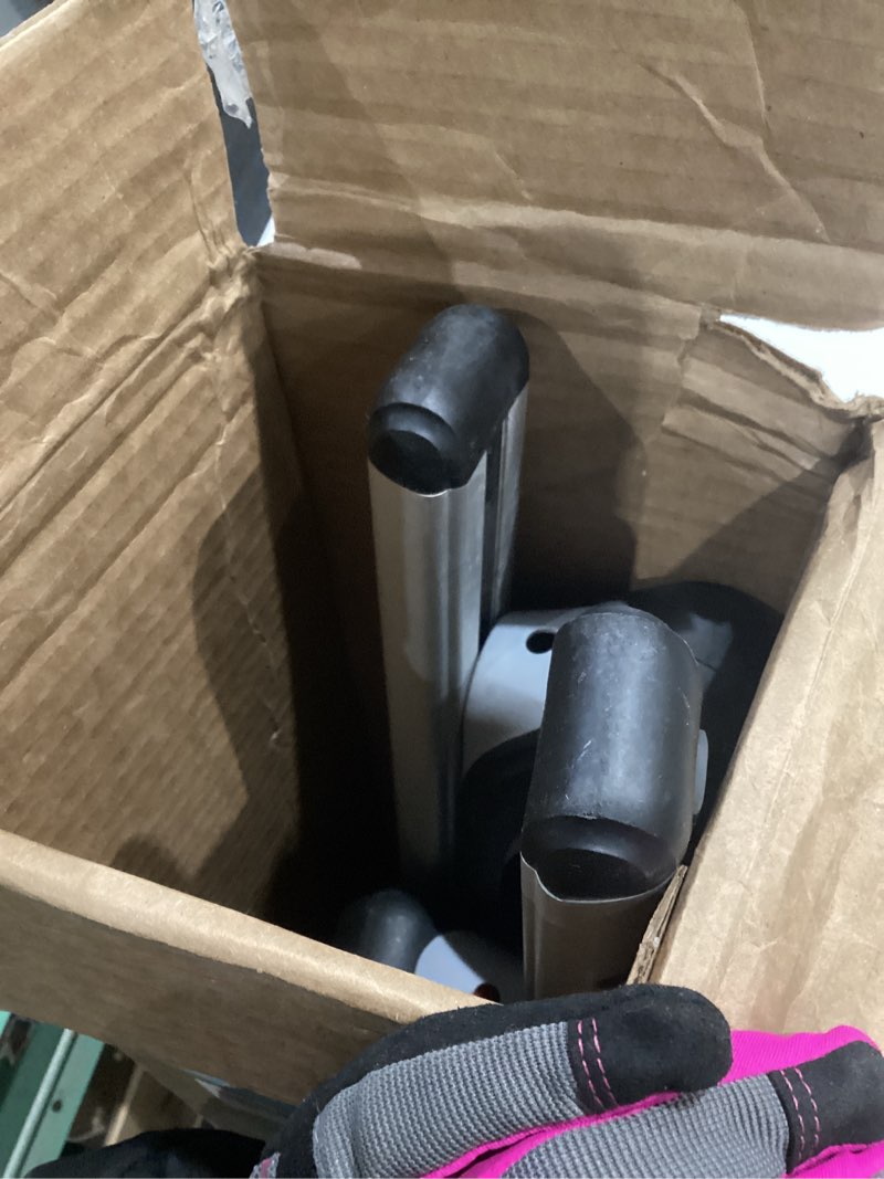 Condition photo showing As Is for stay there car roof rack cross bars 56”aero thick aluminum universal crossbars roof rack adjustable roof cross bars, fits most vehicles with existing raised side rails with gap- 200 lbs load capacity standard 56 inches