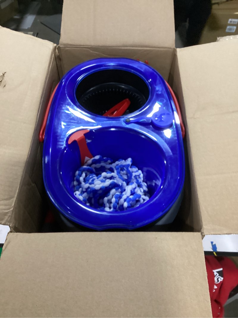 Condition photo showing Good Condition for O-Cedar RinseClean Spin Mop & Bucket System | Clean with Water | Removes 99% of Bacteria Plastic Rinseclean Spin Mop & Bucket Cleaning System