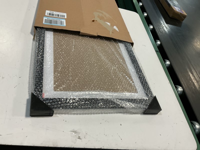 Condition photo showing Good Condition for mxtallup 12x22 picture frames solid wood, display pictures 10x20 inch with mat or 12x22 inch without mat, poster frames 10x20 in photo frames wood black (t22b1222w1020)