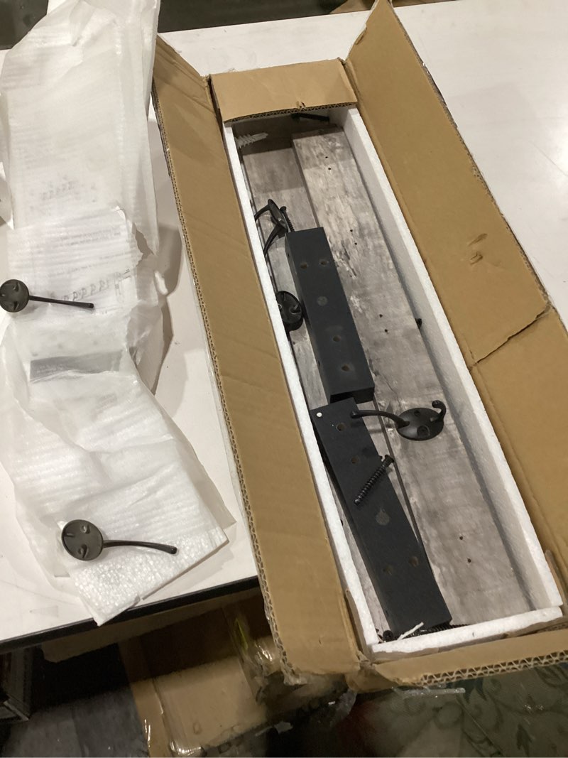 Condition photo showing Good Condition for Sorbus Coat Hooks Wall Mount with Shelf – 24 Inch Coat Rack Wall Mount with 5 Heavy Duty Hooks – Floating Wall Shelf with Hooks for Entryway, Bathroom, Bedroom, Kitchen, or Mudroom (Gray) Gray 24 Inch