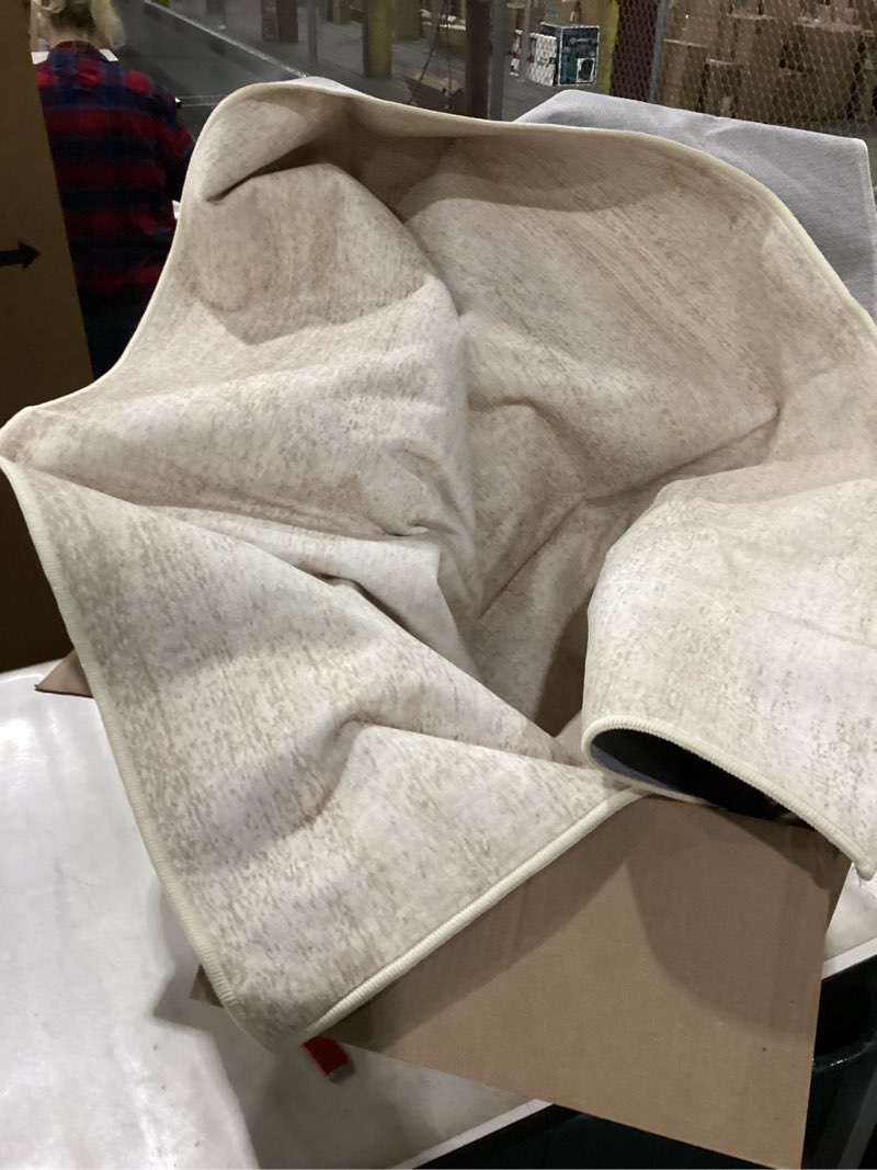 BILEEHOME 8x10 Area Rugs for Living Room,Washable Tan Beige Neutral Abstract Modern Farmhouse Boho R