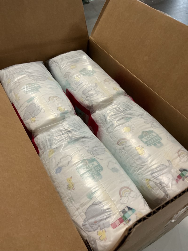 Condition photo showing New/Like New for pampers diapers - swaddlers 360° - size 5, 116 count, up to 100% leakproof comfy dry fit, designed for easy changes, pull on baby diaper (packaging may vary) size 5 116