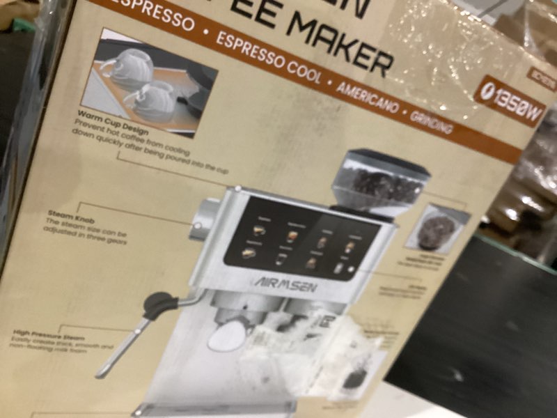 Condition photo showing As Is for ((((broken))))))espresso machines