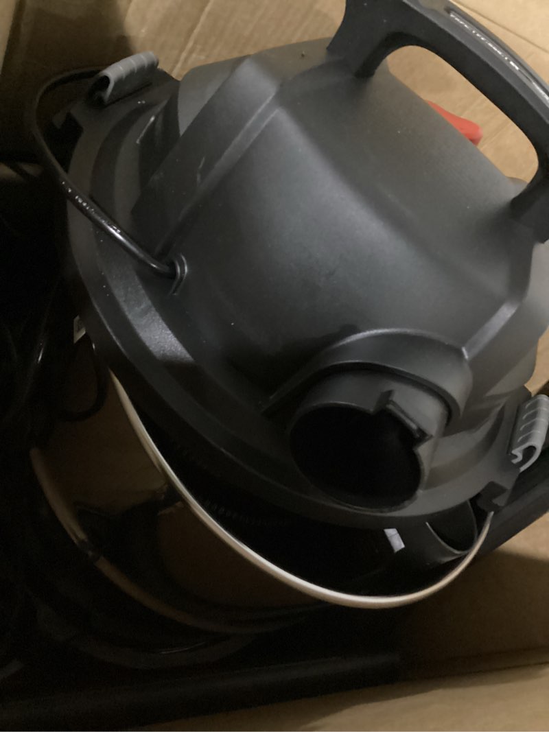Condition photo showing Good Condition for craftsman 5-gallon 4-hp corded wet/dry shop vacuum with accessories included