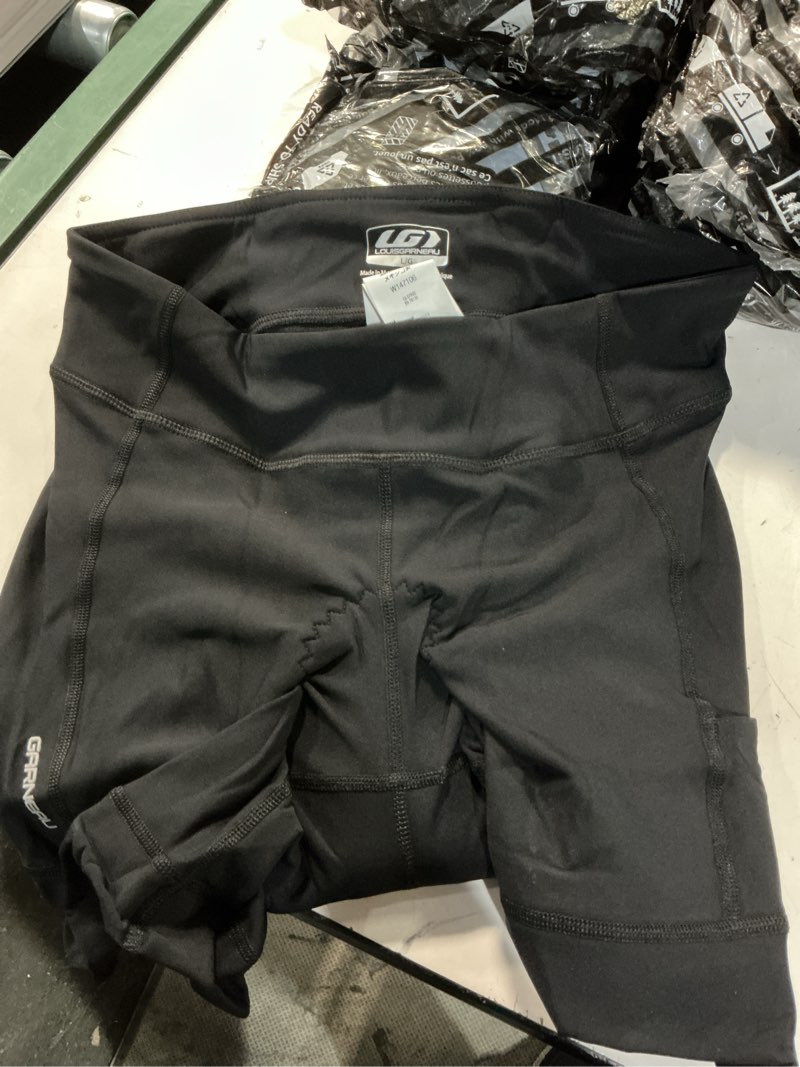 Condition photo showing New/Like New for garneau women's fit sensor 5.5 shorts 2 size l/g
