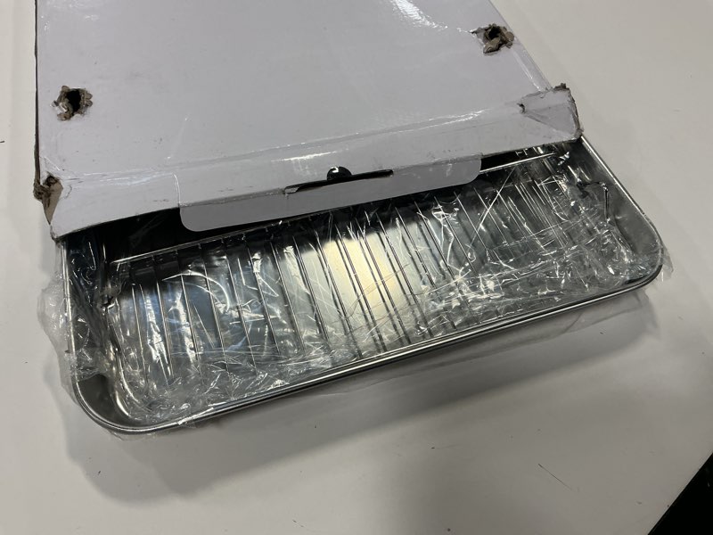 Condition photo showing Good Condition for P&P CHEF 19.6 Inch Baking Sheet Pan with Rack Set, Stainless Steel Cookie Sheet Pan Tray with Coolin