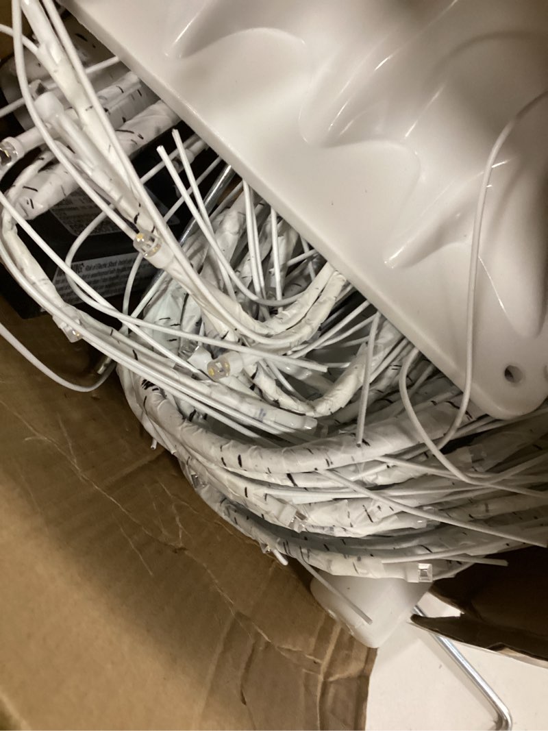 Condition photo showing Good Condition for Set of 3 Lighted Birch Tree 4FT 5FT and 6FT, Higher Size, Timer Function Birch Christmas Tree with 144 LED Warm White Lights for Indoor Christmas Decorations Outdoor Yard Garden Home Bedroom Party Warm White 4/5/6FT 3Pack