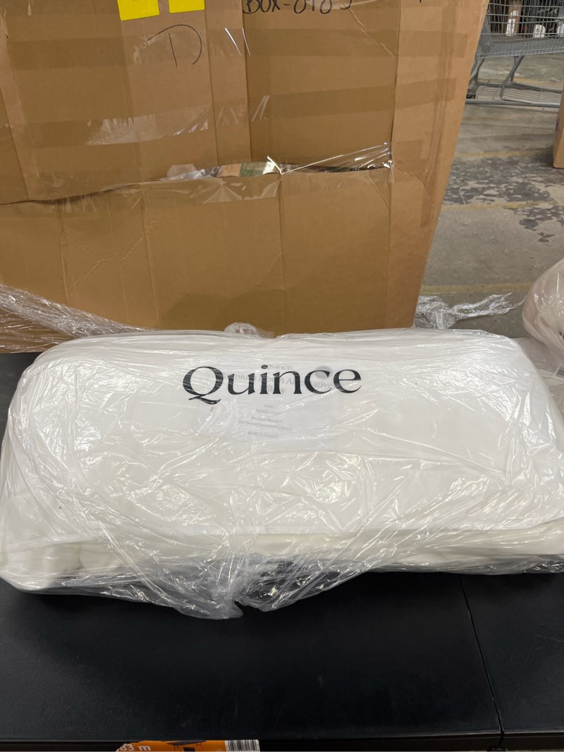 Condition photo showing New/Like New for premium down alternative pillow, king, medium/firm
