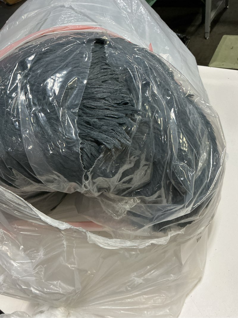 Condition photo showing Good Condition for PetJett Calming Dog Bed Medium Size Dog - 30'' Donut Bed, Round Dog Bed, Anti-Slip & Washable Super Soft Fluffy Plush Round Bed, Anti-Anxiety Premium Comfort Pet Bed, Fits Dogs upto 45 lbs - Dark Grey Dark Gray Medium - 30”L x 30”W x 8”Th