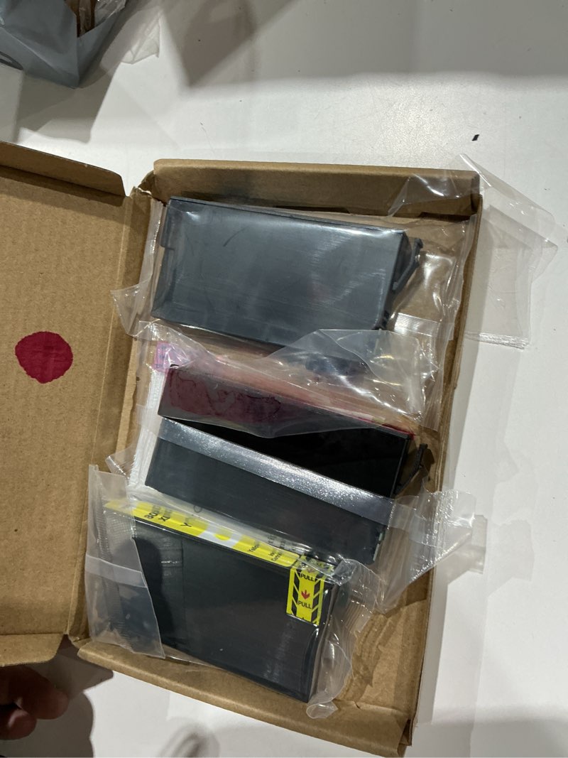 Condition photo showing As Is for remanufactured ink cartridge for epson 802 802xl ink cartridges combo pack work with workforce pro wf-4740 wf-4730 wf-4720 wf-4734 ec-4020 ec-4030(cyan, magenta, yellow)