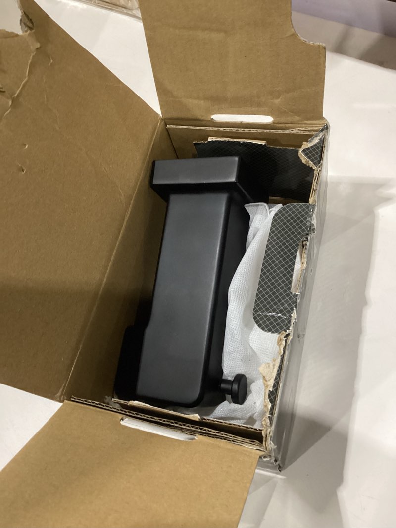 Condition photo showing New/Like New for yasinu slip on diverter tub spout, sleek square design for bathroom, fits 1/2" copper pipe (5/8" od), child-safe rounded edges, easy installation, matte black