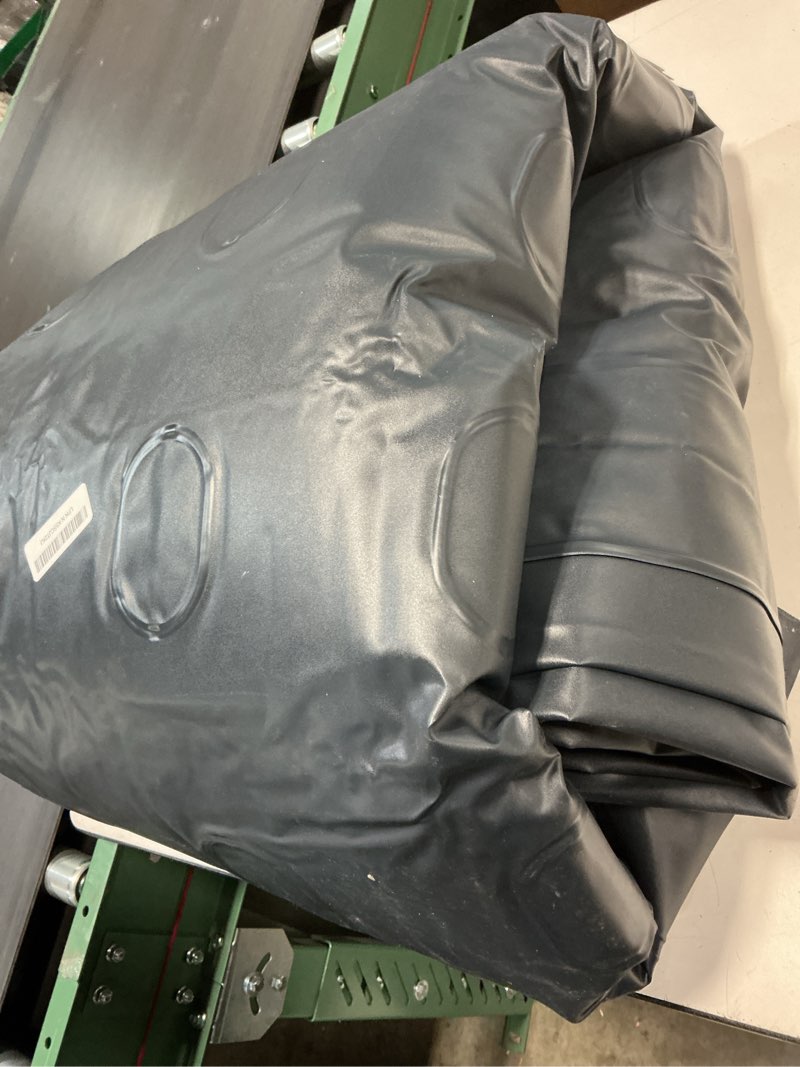 Condition photo showing As Is for iDOO Queen Air Mattress with Built in Pump, 18 Raised Comfort Inflatable Mattress Blow up Mattress, Upgraded Four Chamber Portable Air Bed for Camping, Guests and Home, Colchon Inflable, 650 lbs Max Grey Queen
