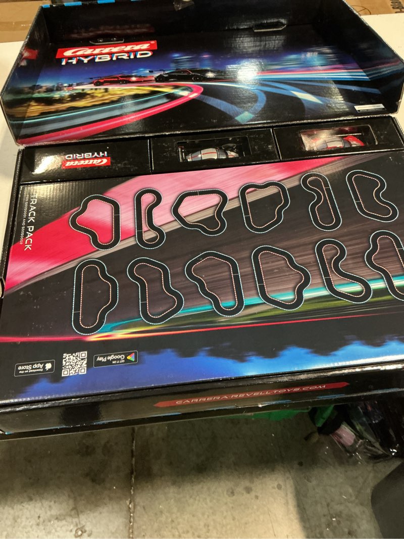 Condition photo showing New/Like New for carrera hybrid highway challenge - racing fun of the new generation - legendary porsche 911 gt3 r in 1:50 scale - hybrid technology with ai support - control via smartphone app