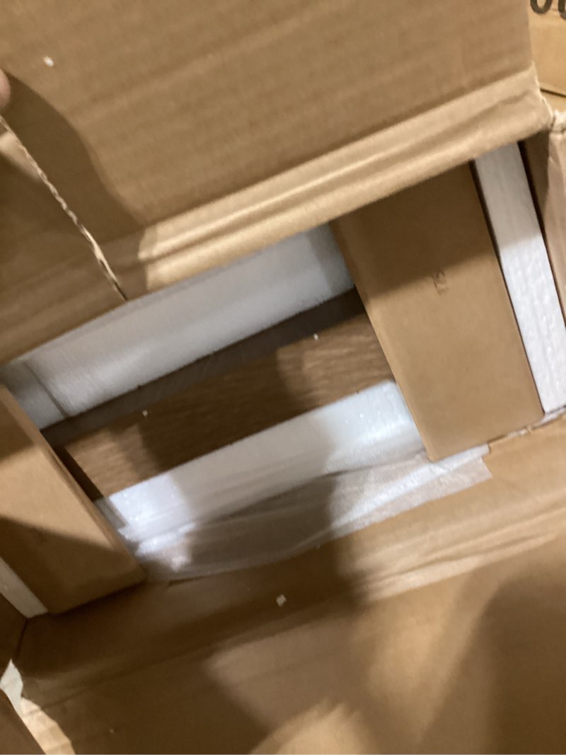 Condition photo showing New/Like New for karlott 51 Inch Console Table, Farmhouse Entryway Table with V-Shaped, Wood Sofa Table Behind Couch Table, Narrow Entryway Accent Table for Living Room, Hallway, Entrance, Foyer, Easy Assembly, Brown Light Oak Brown